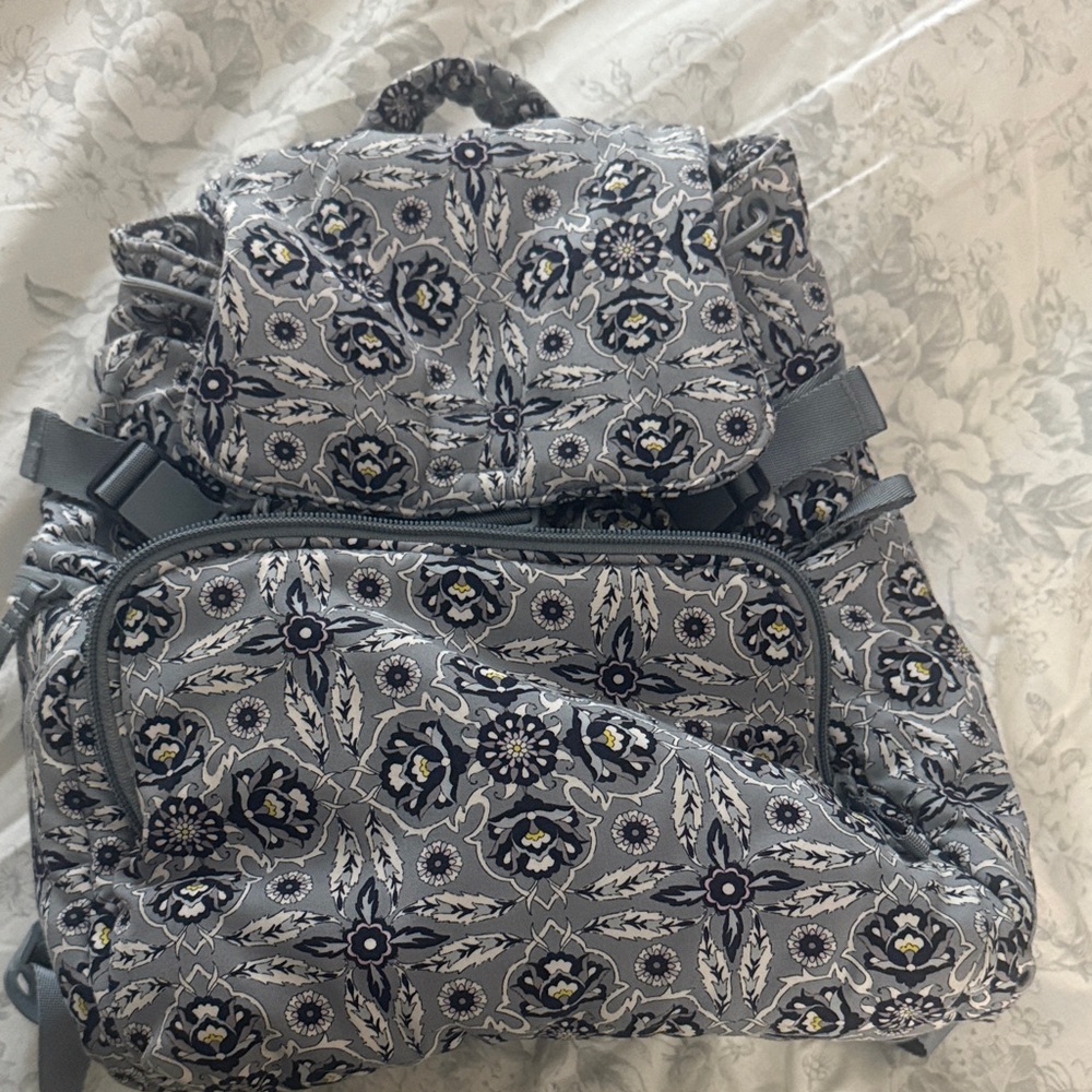 Vera Bradley Cotton Utility Backpack, Plaza Tile Retail $95